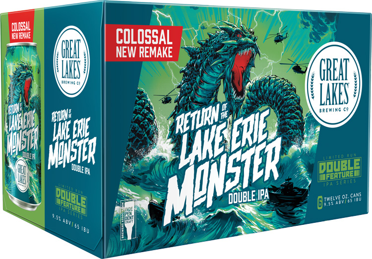 Return of the Lake Erie Monster Packaging