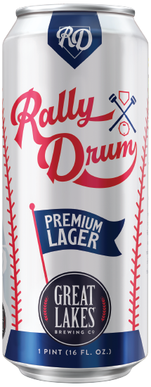 Rally Drum Lager Can