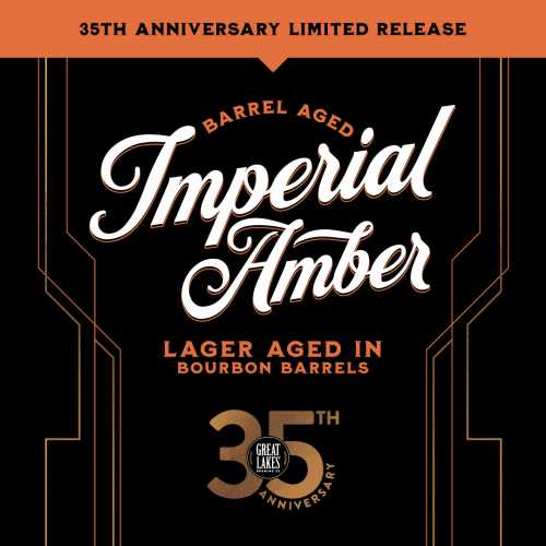 Barrel Aged Imperial Amber Lager, a 35th Anniversary Limited Release.