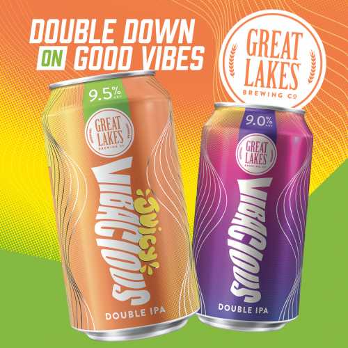 Double down on good vibes. Juicy Vibacious Double IPA joins the Vibacious family.