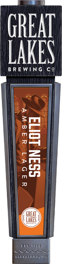 Eliot Ness Amber Lager Tap Handle
